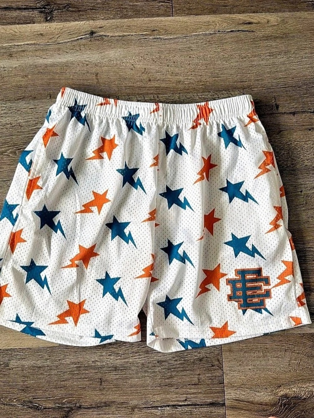Eric Emanuel EE Basic Short Thunderstorm/White Athletic Shorts